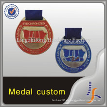 Medalla personalizada de natación redonda canadiense